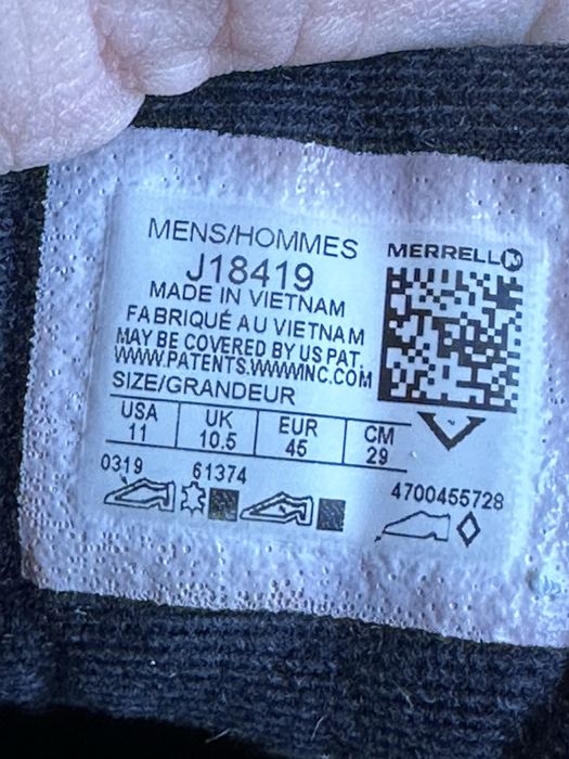 Ботинки merrell moab 3 mid gore tex