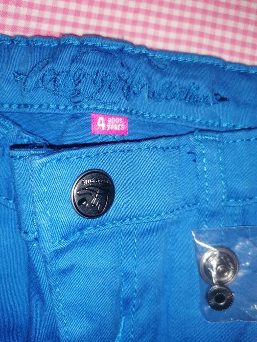 Calças menina azulão Code