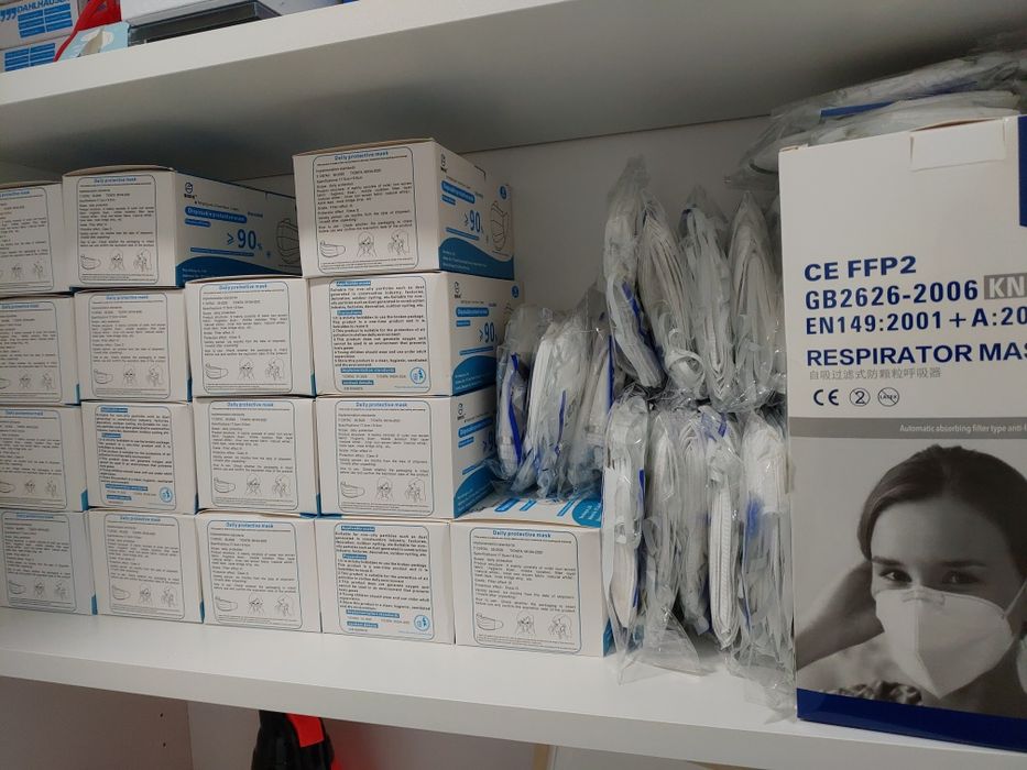 Máscaras certificadas FFP2/KN95