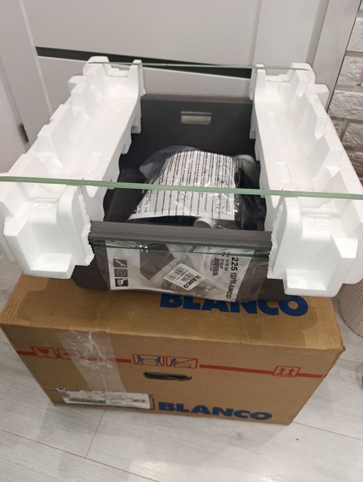 Zlew BLANCO SUBLINE 400-U antracyt