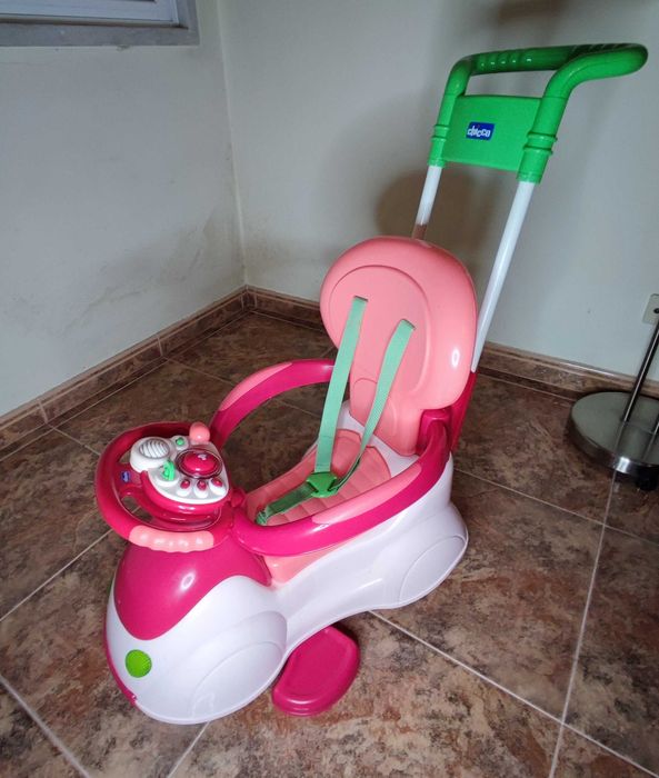 Carrinho Chicco Quattro Rosa - 4 em 1