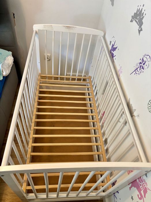 Łóżeczko niemowlęce, dziecięce + materac Havea baby