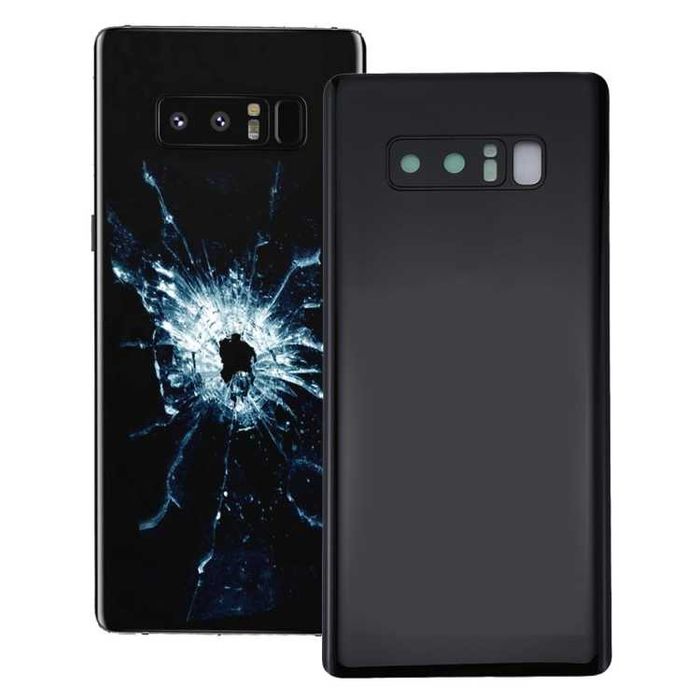 Galaxy Note 8 Tylna obudowa z osłoną obiektywu aparatu (czarna)