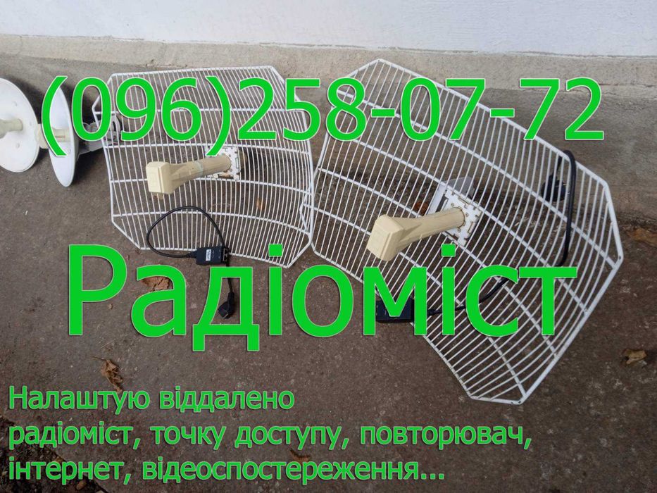 Радіоміст з двох AirGrid M2 20db велика потужніша