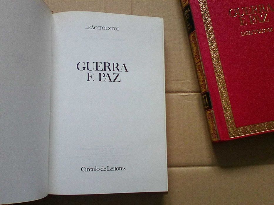 Guerra e Paz - 3 volumes