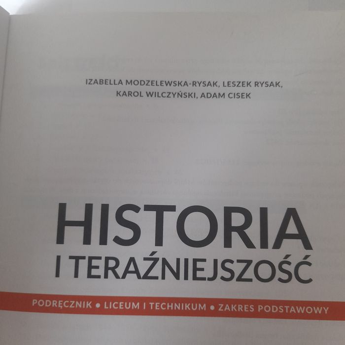 Historia i teraźniejszość, kl 1