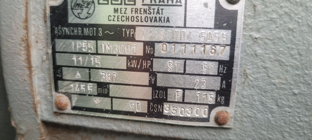 Wentylator 11kW radialny 7,5kW
