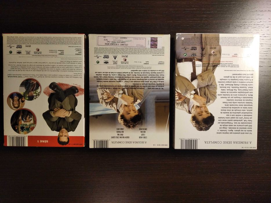 Séries DVD: Columbo (séries 1 e 2) e Monk (série 1)