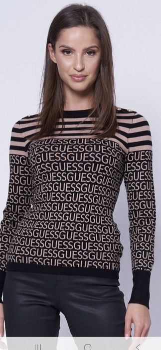 Logowany sweter Guess s xs