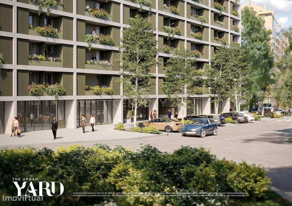 T1 com varanda - 6.o piso - The Yard Urban - VN Gaia — Santa Marinha E São Pedro Da Afurada, Porto