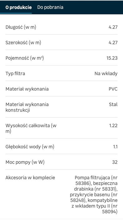 Basen stelażowy Bestway 427x122