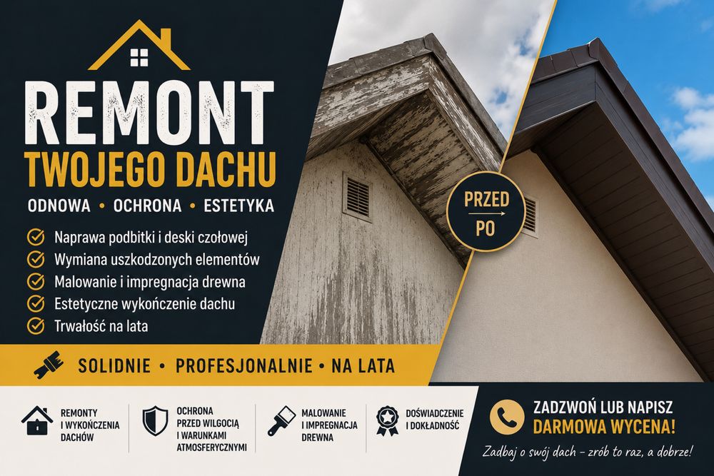 Wkończenia  szczytów dachowych