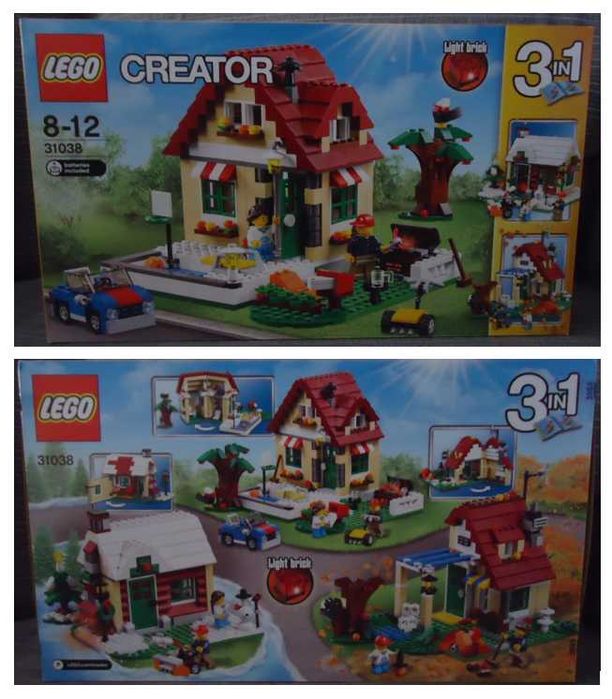 LEGO® Creator Casas 31038, 31069, 31035 e 31048 - Novos