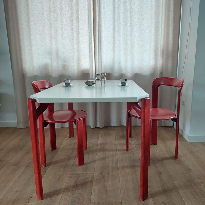 Stół Bruno Rey vintage lata 80 space age