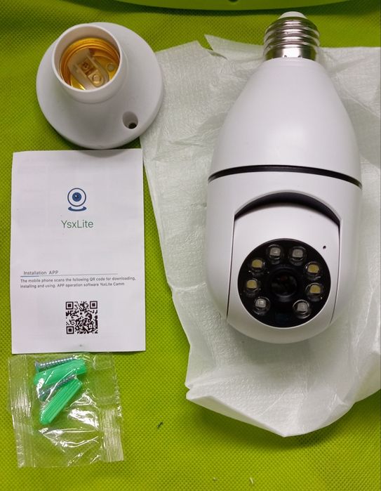 Câmera Lâmpada E27 4g 3mp