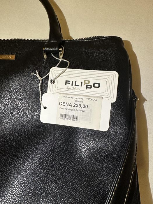 Torebka na ramię FILIPPO czarna