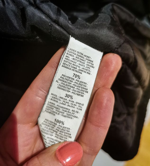 gruba Kurteczka płaszczyk 30% wełny, House