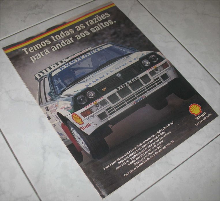 Poster - Lancia Delta Integrale - Campeão 1993 - Jorge Bica (pequeno)