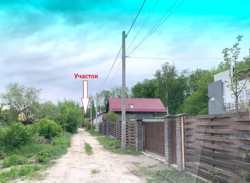 Вишенки участок 25 соток с выходом в лес