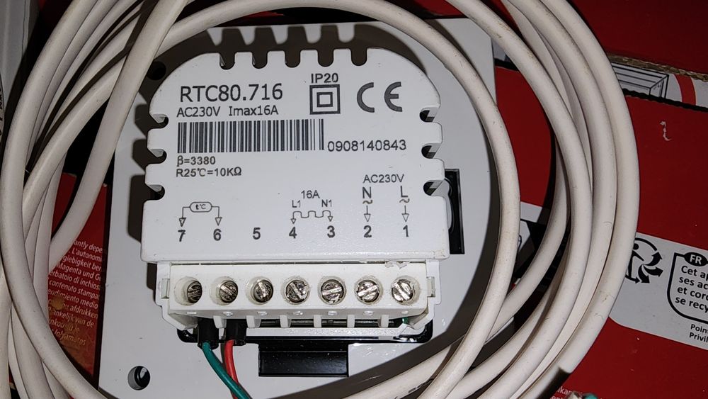 Termostato de piso radiante