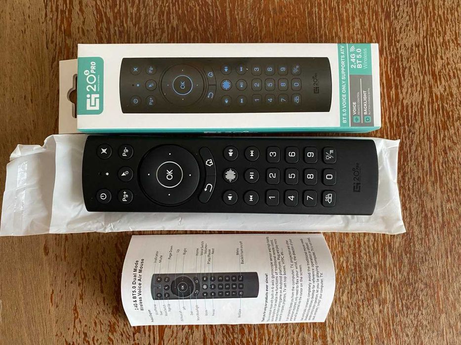 Комплект Пульт - аэромышь для SMART TV / TV BOX + аккумуляторы