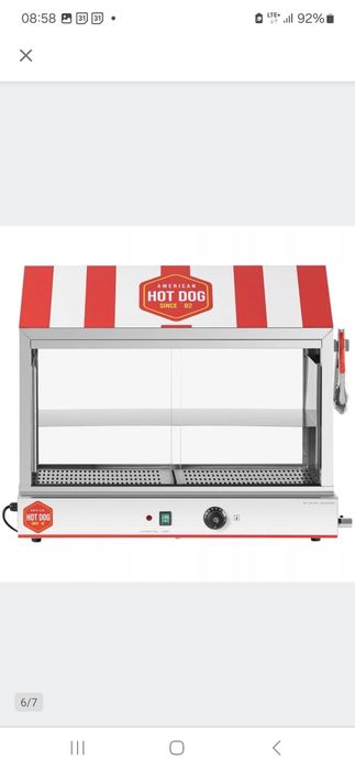 Podgrzewacz Do HOT DOGÓW - 300 PARÓWEK / 100 BUŁEK