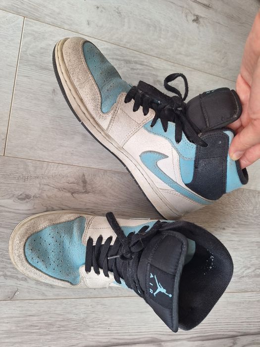 Air Jordan 1 Mid niebieskie rozm. 42