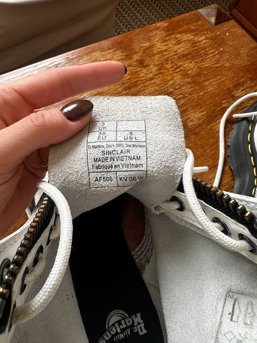 Dr MARTENS sinclair aunt | white