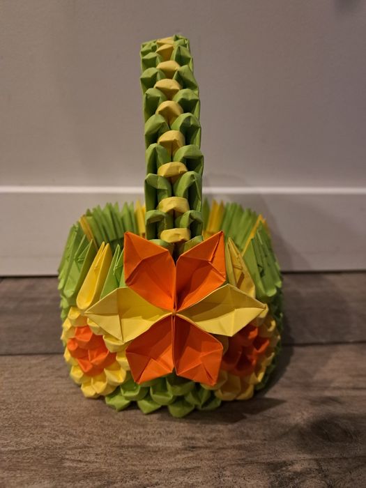 Koszyczek origami modułowe