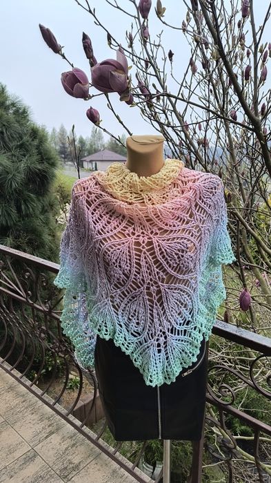 Chusta Jare Gody na szydełku