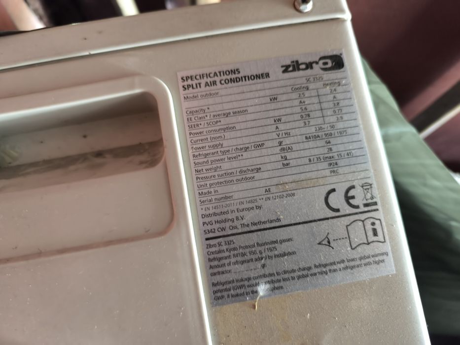 Sprzedam klimatyzację Zimbro