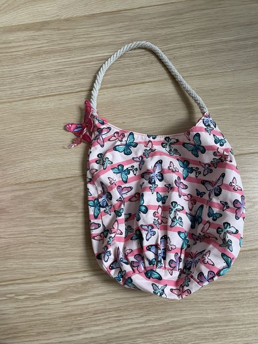 Torebka w motylki + kosmetyczka Disney Księżniczki