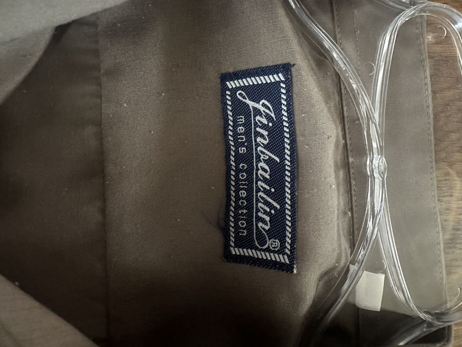 Koszula męska firmy Jinbailin kolor khaki rozmiar 40/41, XL