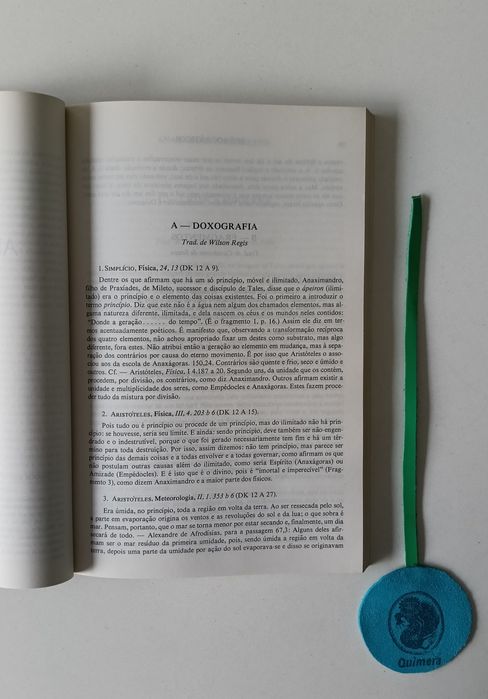 Os pré-socráticos, Fragmentos, doxografia e comentários