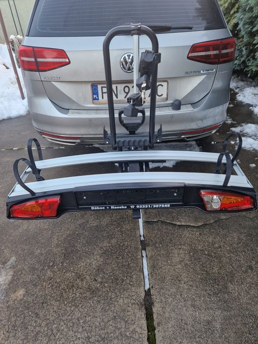 Bagażnik rowerowy na hak na dwa rowery