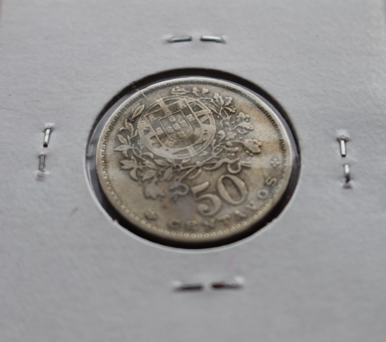 Moeda 50 Centavos República Portuguesa 1930