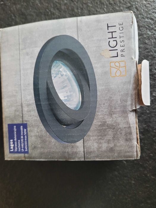 Oczko/halogen/oprawa dekoracyjna Lagos Light Prestige czarne