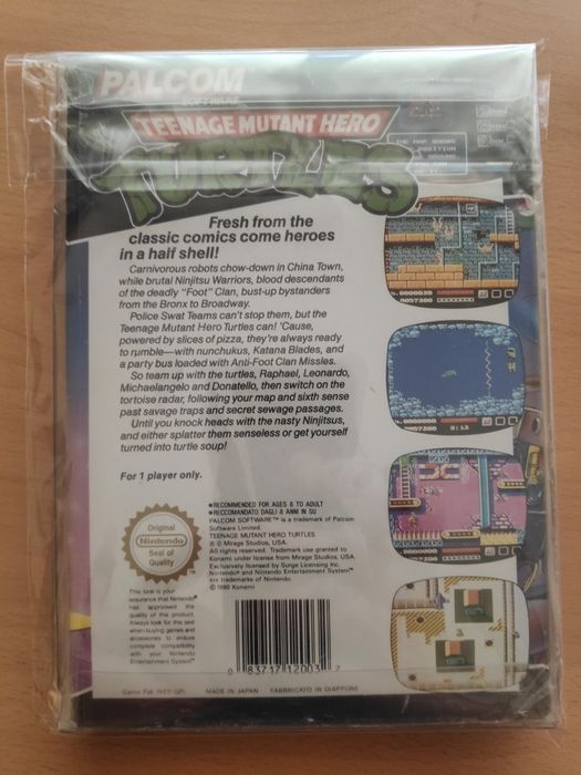 Jogo Nintendo NES Tartarugas Ninja