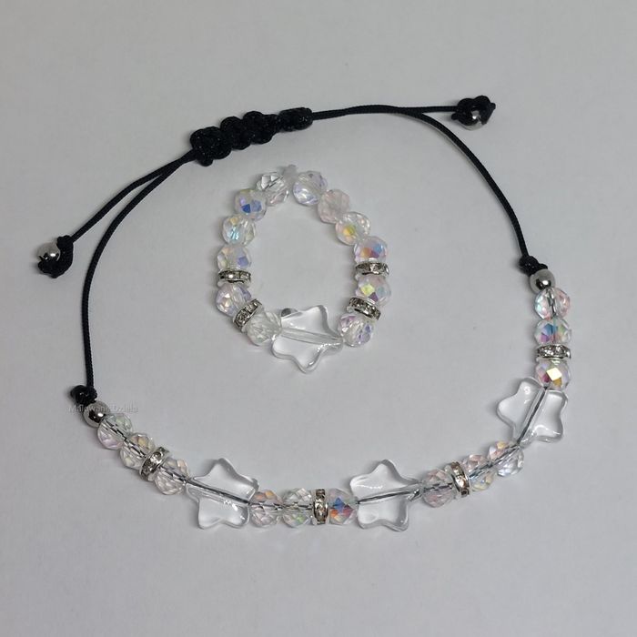 Zestaw bransoletka i pierścionek ręcznie robione