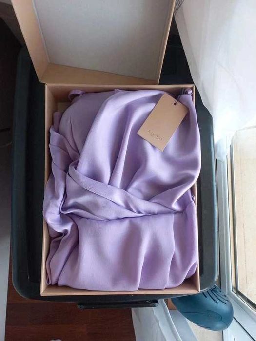 Vestido “Aurora” Lilás - Kiwini XL Novo