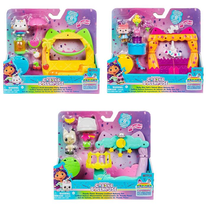Ляльковий будиночок Габбі Балкон Кексика Доці-бокс Балкон Пандолапа