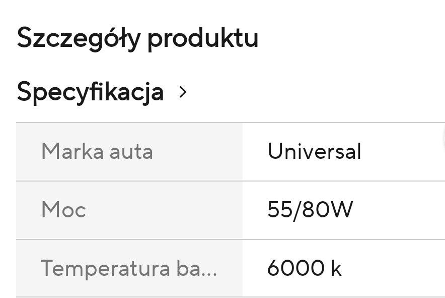 Żarówki reflektorowe led H7