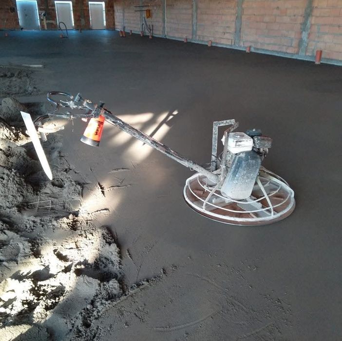 Posadzki, miksokret, wylewki, Posadzki maszynowe