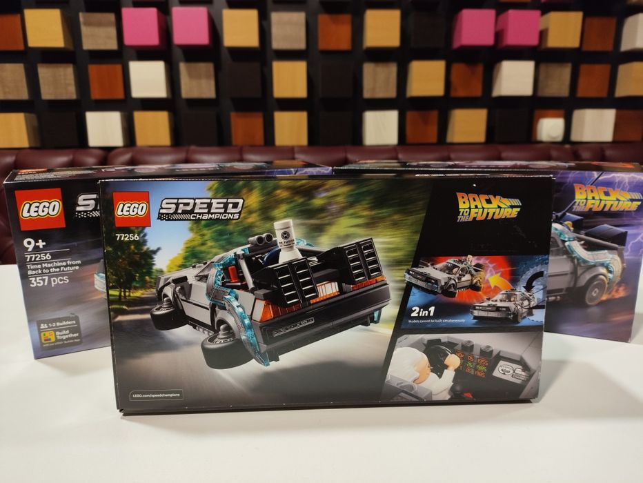LEGO 77255/ 77256  Speed Champions delorean. Назад у майбутнє