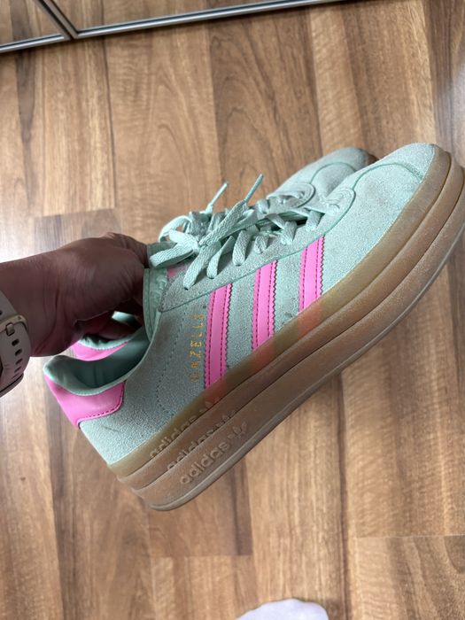 Buty gazzelle bold  mietowe 40