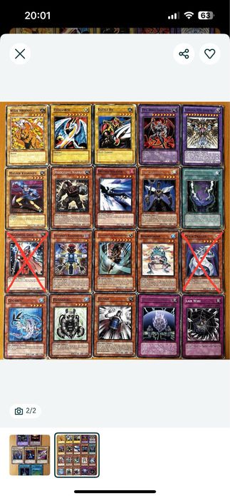 Cartas Yu-Gi-Oh 1.ª edição avulsas