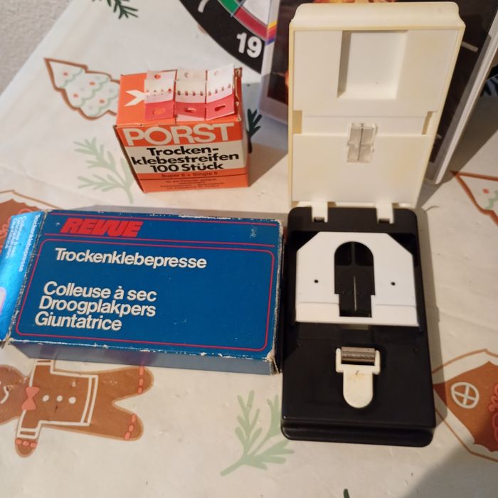 sklejarka do taśm filmowych (sucha prasa do sklejania taśmy filmowej 8 i super 8 mm