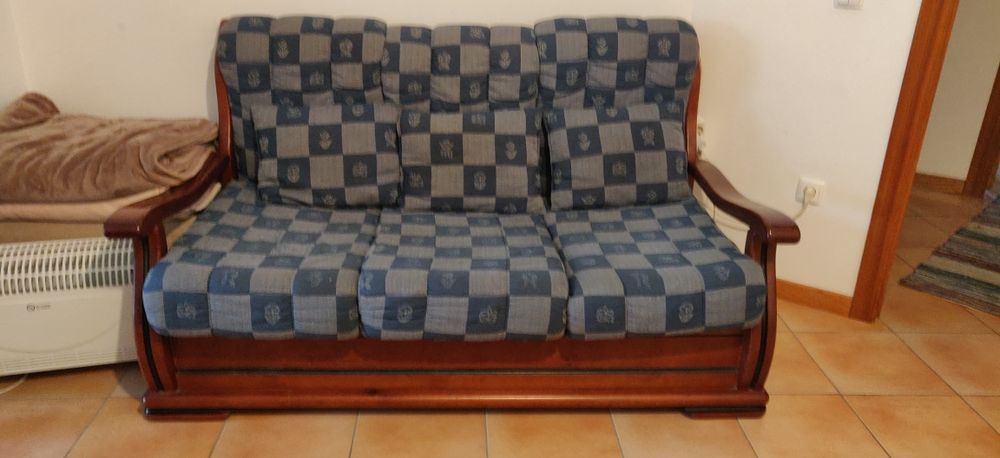 Terno de sofás como novo