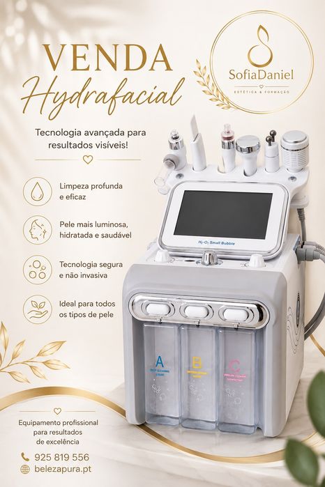 Venda de máquina Hydrafacial com pouco uso