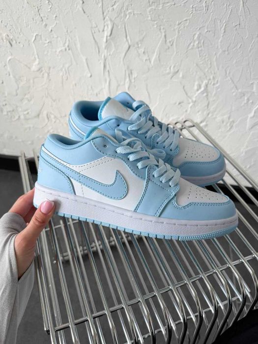 !SALE! Nike Air Jordan 1 Low Blue/White 36 37 38 39 40 41 найк джордан блакитні